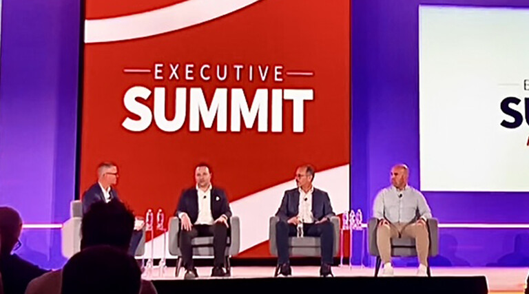 Mike Rapplean (CDW), Jay Wilson (Insurity), Mike Parisi (Illinois Tool Works) and Steven Ramirez (Renown Health)