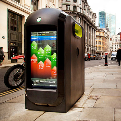 Digital Signage Makes Its Way to London Recycling Bins 