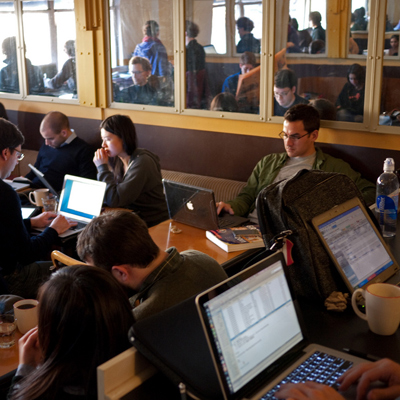 How Much Work is Actually Getting Done in Coffee Shops? Venti, Grande or Tall?