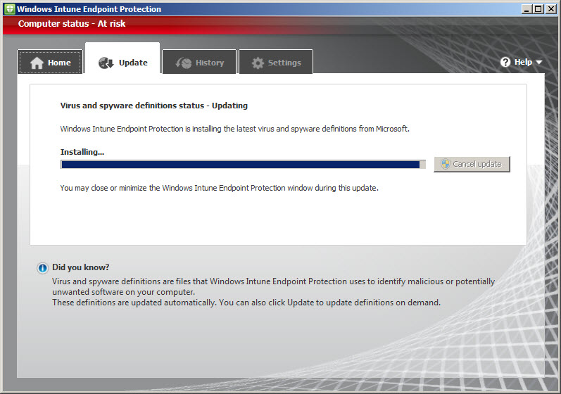 Windows Intune Endpoint Protection Client Windows Intune Endpoint Protection Client