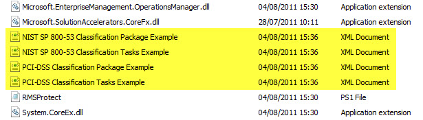 Figure 1 – Data Classification Toolkit configuration packages Figure 1 – Data Classification Toolkit configuration packages