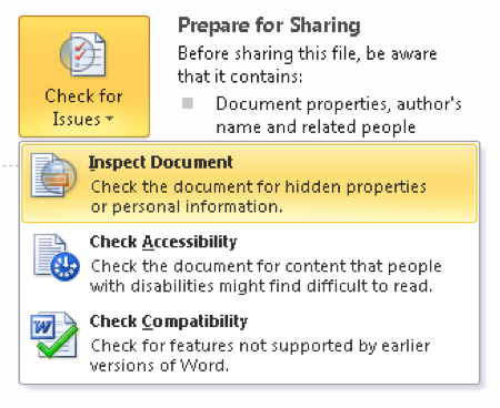 Prepare Microsoft office for sharing Prepare Microsoft office for sharing
