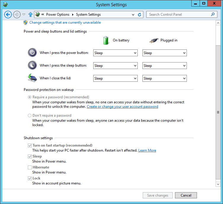 Windows 8 power options Windows 8 power options
