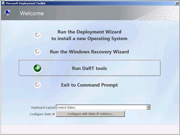 Microsoft Toolkit 2012 Deployment wizard