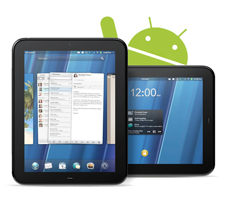 HP TouchPad using Android