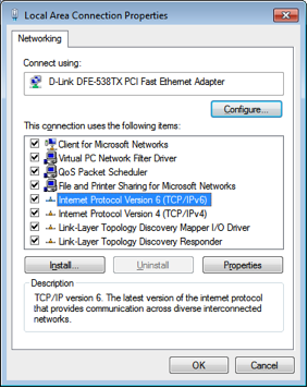 figure 1: clearing the selected checkbox removes the binding for IPv6 figure 1: clearing the selected checkbox removes the binding for IPv6