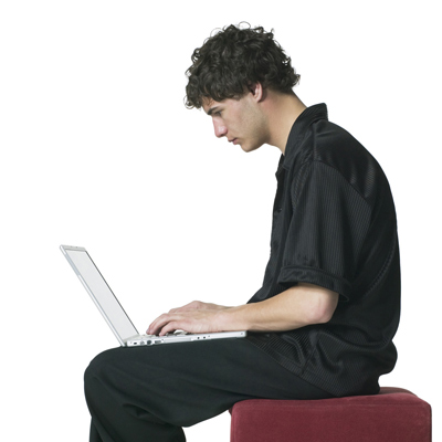 Man using laptop Man using laptop