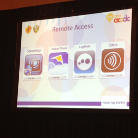 Remote access apps for iPad