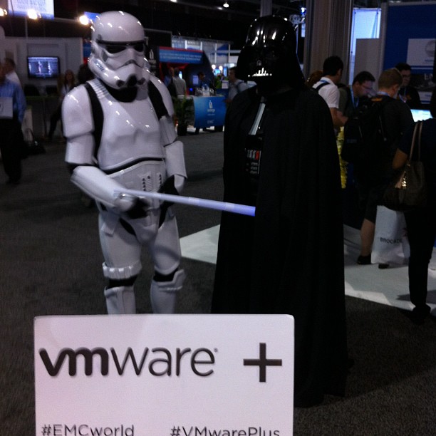 Star Wars figures at EMC World Star Wars figures at EMC World