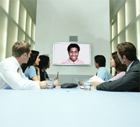 Video conferencing at work Video conferencing at work