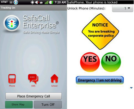 AT&T distracted driving apps