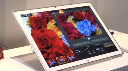 Panasonic's 4k tablet from CES 2013