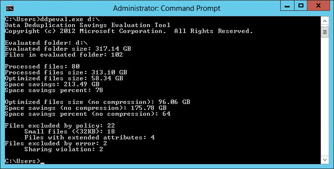 Windows Server 2012 ddpeval.exe tool Windows Server 2012 ddpeval.exe tool