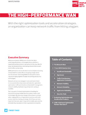 WAN optimization WAN optimization