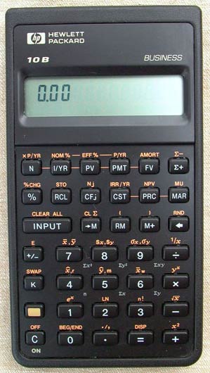 HP 10B Calculator