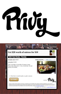 An example of a Privy deal in action An example of a Privy deal in action