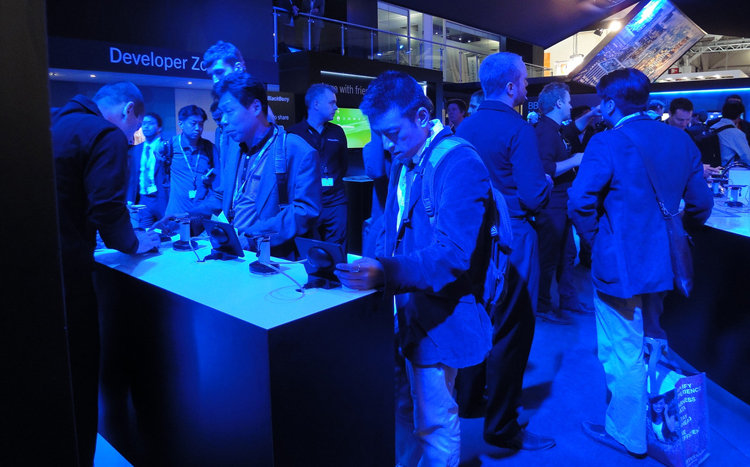 Blackberry at Mobile World Congress Blackberry at Mobile World Congress